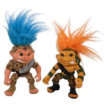 Battle Trolls Sgt. Troll 1992 Hasbro Action Figure AND General Military Army Man - £32.17 GBP