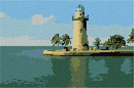 Pepita Needlepoint Canvas: Biscane Bay, 10&quot; x 7&quot; - $50.00+