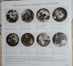 KNOWLES CHINA COLLECTOR'S PLATE NORMAN ROCKWELL'S "THE GOURMET" image 7