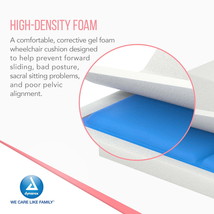 Dynarex Ever-Soft Anti-Thrust Wedge Gel-Foam Cushion, 300 lb Cap  18”x16... - $50.74 CAD