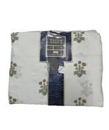 William Morris Sheet Set Ochre Full Cotton Percale White Woodland Floral... - $44.85