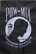 12x18 Pow Mia You Are Not Forgotten Powmia Embroidered Garden Flag Usa Shipper - £12.54 GBP