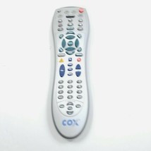 Cox URC7820 OEM Cable Communications Universal TV DVR Remote Control Silver - $14.84