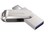 SanDisk 64GB Ultra Dual Drive Luxe USB Type-C Flash Drive - £27.33 GBP