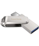 SanDisk 64GB Ultra Dual Drive Luxe USB Type-C Flash Drive - £26.78 GBP