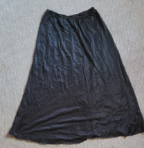 Women&#39;s Unbranded Solid Black Slip 37 Inches Long Dressy Church Work Fun... - $8.99