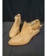 Rag &amp; Bone Suede Beige Bootie Boots Italian Leather Ankle Size 36 US 5.5 - $74.95