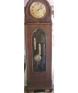 Antique HEANINA German Grandfather Clock 3 weights driven Winterhalder/H... - £2,995.48 GBP