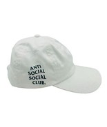 Anti Social Social Club Weird Cap 'White' Hat Unisex - $40.00