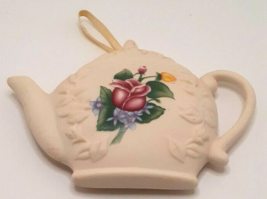 Laurie Korsgaden Ceramic Teapot Wall Hanging Pomander Signed - $14.69