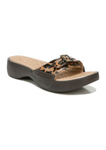 NWB-DR. SCHOLL&#39;s ~Size 8~ Rock On Leopard Print Sporty Slide Sandals Shoes New! - £39.11 GBP
