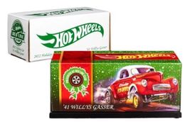 SOLD OUT Hot Wheels ’41 Willys Gasser 2022 Holiday Christmas Car RLC Exclusive image 4