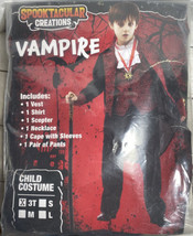 Vampire  Halloween Costume - Spooktacular Creations Toddler  Size: 3T - $9.89