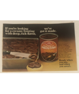 Vintage Betty Crocker Frosting print ad pa3 - £5.44 GBP