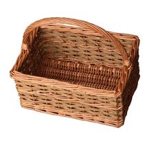 Small Rustic Rectangular Shopping Basket - £26.18 GBP