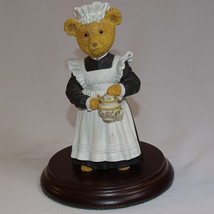 Upstairs Downstairs Bears Dept 56 Flora Mardle The Parlour Maid Bear Fig... - $10.65