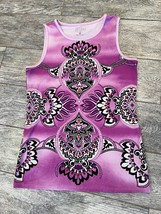 Athleta Tank Top Mandala Shirt Small 841191 Paisley Athletic sleeveless ... - $21.22