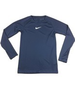 Nike Dry Training Long Sleeve Shirt Youth Unisex M Navy Blue Top Dri-FIT AV2611 - $20.15