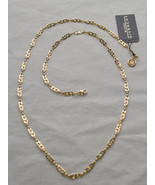 Vintage Givenchy Bijoux Paris 16&quot; Double-G Logo Necklace w 4-G Logo Hang... - £54.35 GBP