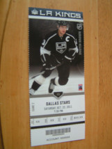 NHL 2011-12 Los Angeles Kings Ticket Stub Vs. Dallas ( Anze Kopitar Milestone ) - £3.08 GBP