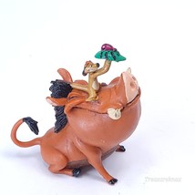 Vintage The Lion King Timon &amp; Pumbaa PVC Figure Cake Topper Applause Disney - £3.14 GBP