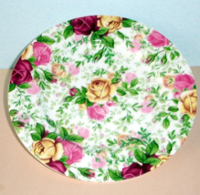 Royal Albert Country Rose Chintz Salad Dessert Plate 7.75&quot; New - $19.90