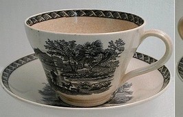1940s Wedgewood Country Gentry Gentlman Dog Porcelain Teacup - £18.07 GBP