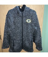 NFL Ultra Game Green Bay Packers Full Zip Fleece Hoodie Letterman Varsity L - £53.08 GBP