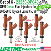 Genuine x6 Denso Best Upgrade Fuel Injectors for 2005-2012 Toyota Avalon 3.5L V6 - £118.40 GBP