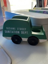 FISHER PRICE Vintage LITTLE PEOPLE Play Family SESAME STREET  Sanitation... - $10.40