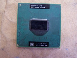 Intel Pentium M Centrino 1.73GHz 2MB 533MHz CPU Processor SL7SA - $13.51
