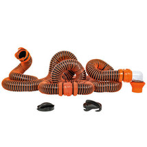 Camco RhinoEXTREME 20&#39; Sewer Hose Kit w/4 In 1 Elbow Caps - £71.41 GBP