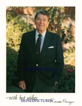 Us President Ronald Wilson Reagan Signed Autographed 8x10 Rp Photo - £13.66 GBP