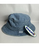 Vintage Adams Kids XL Bucket Hat Denim 1990’s - $29.99