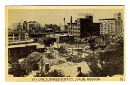 Sky Line Business District Joplin Missouri Postcard 1930&#39;s - £11.14 GBP