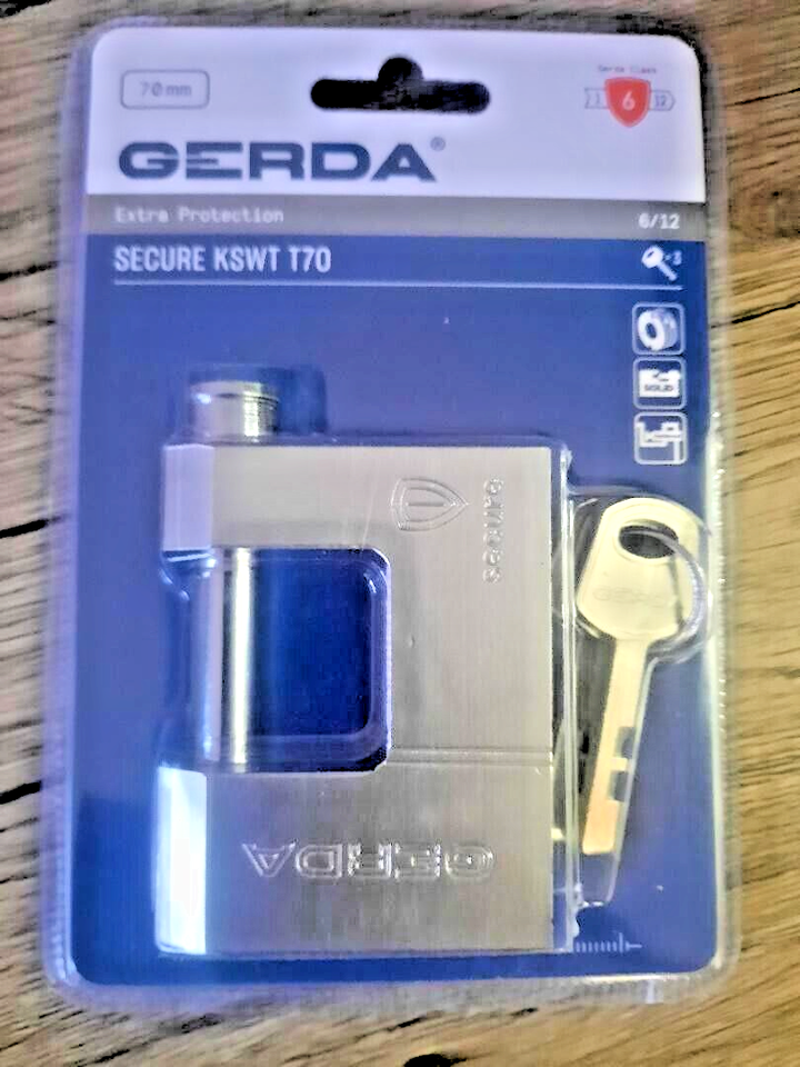Gerda - KSWT 70 (Made in Poland) High Security Shutter Padlock - $47.92