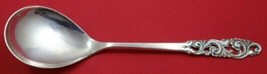Tele by Mylius Brodrene Norwegian Sterling Silver Berry Spoon Ovoid 9 1/4&quot; - £201.16 GBP