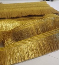 Gold Metallic braid trim &quot;3CM&quot; For Dresses and Fancy Costume. - $4.98