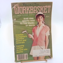 Vintage Workbasket July 1979 Book, Summer Pattern and Idea Booklet, Craf... - $7.85