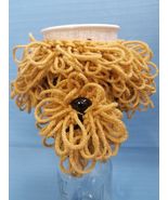 Golden Doodle Curly Hair Dog Crochet Handmade Cup Cozy Holder Gifts by Bren - $24.95