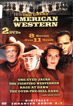 The Great American Western 8 Movies / 2 DVDs  One-eyed Jacks, Rage at Da... - £15.88 GBP