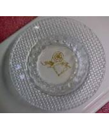 Crystal Sewing Spinning Wheel Ashtray Vintage  - £3.89 GBP