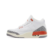 Jordan Womens Air Jordan 3 Retro Shoes,8.5,White/Sail/Cement Grey/Cosmic... - £218.15 GBP