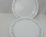 Corelle Country Cottage lot set 4 dinner plates blue hearts ivy leaves - $15.58