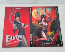 Elvira: Mistress of the Dark #1 &amp; 2 Dynamite Entertainment Graphic Novel Set - £23.88 GBP