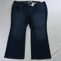 NEW Torrid 24 X-Short Relaxed Bootcut Dark Wash Stretch Denim Jeans - £31.42 GBP