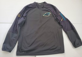 Nike Dri-Fit Carolina Panthers 1/4 Zip Sleeve With Pocket Pullover Mens Size XL - £31.92 GBP