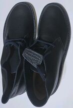 Clarks Original Desert Boots Since 1950 Size 9.5 Leather Top Navy Blue  - $108.89