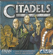 Bruno Faidutti&#39;s Citadels A Game of Medieval Cities, Nobles &amp; Intrigue ~ Z-Man - £27.02 GBP
