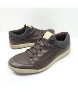 ECCO Street Retro Hydromax Spikeless Brown Leather Golf Shoes Men’s 10 E... - $22.49